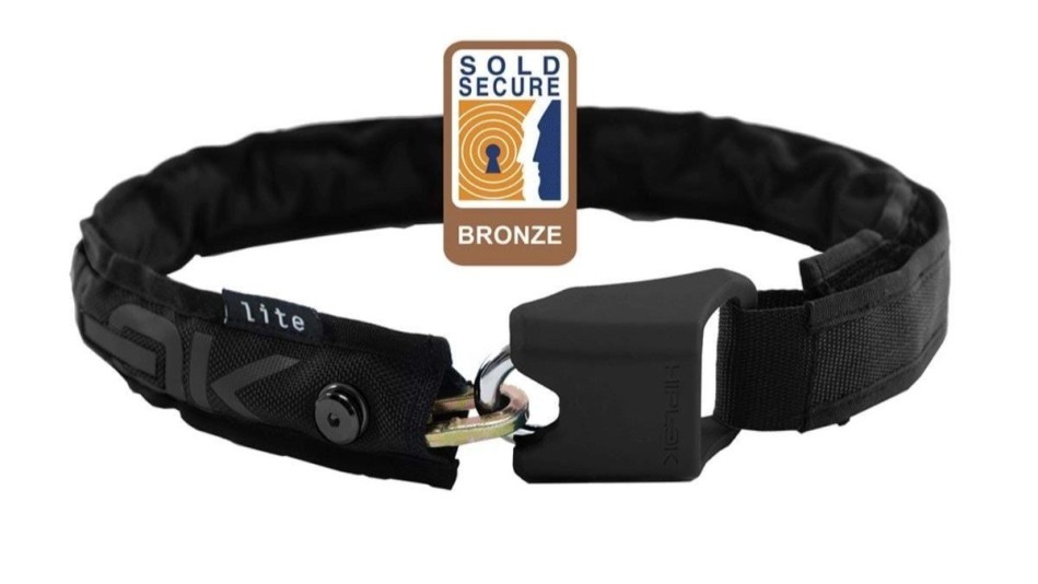 Hiplok Lite Wearable Chain Lock Black
