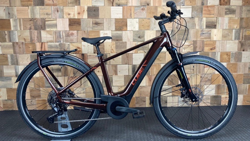 Cube Touring Hybrid Pro 625 2025 50cm Cinnamon/Orange eBike - Shop Soiled 