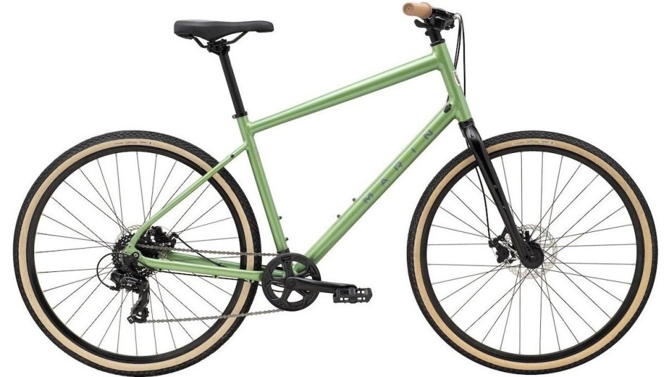 Marin Kentfield 1 2025 Green Hybrid Bike