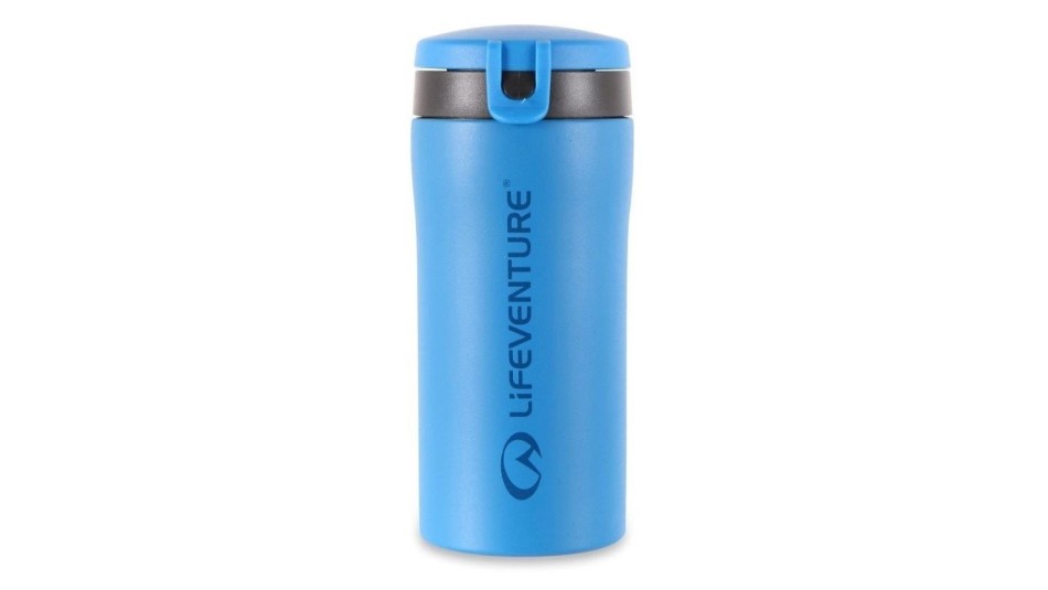LifeVenture Flip-Top Thermal Mug Blue