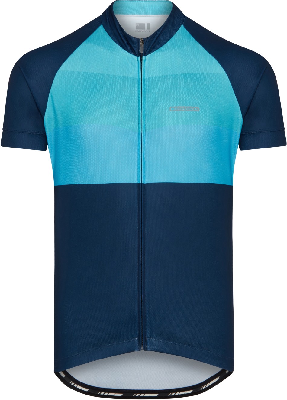 Madison Men's Peloton Short Sleeve Jersey Navy/Blue
