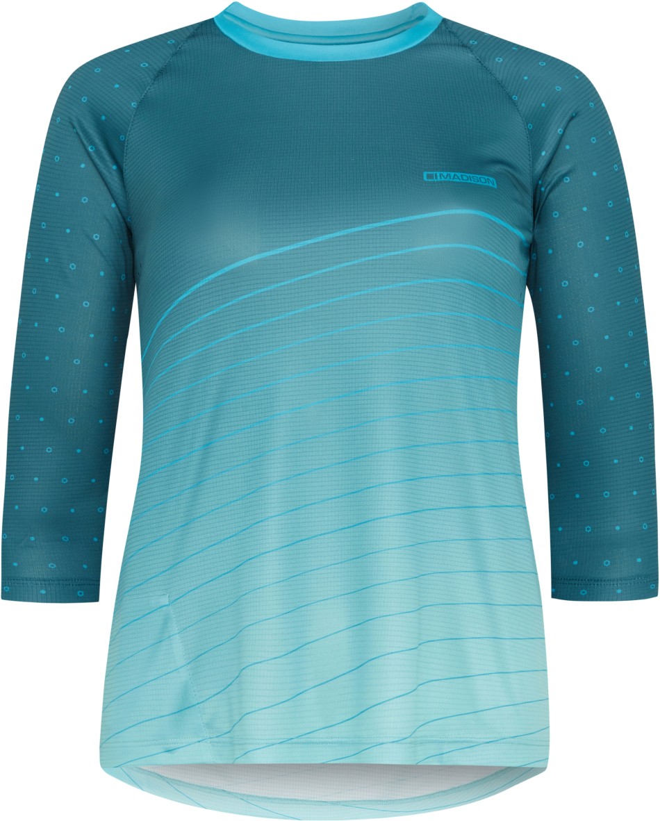 Madison Women's Flux 3/4 Sleeve Jersey Blue