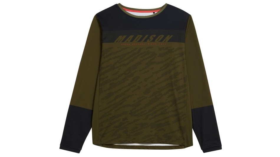 Madison Zenith Men's Long Sleeve Jersey Olive