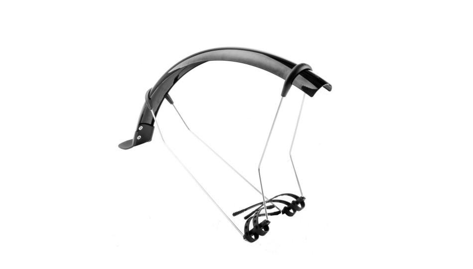 M-Part QDR Quick Detach Road Rear Mudguard 700 x 38mm Black
