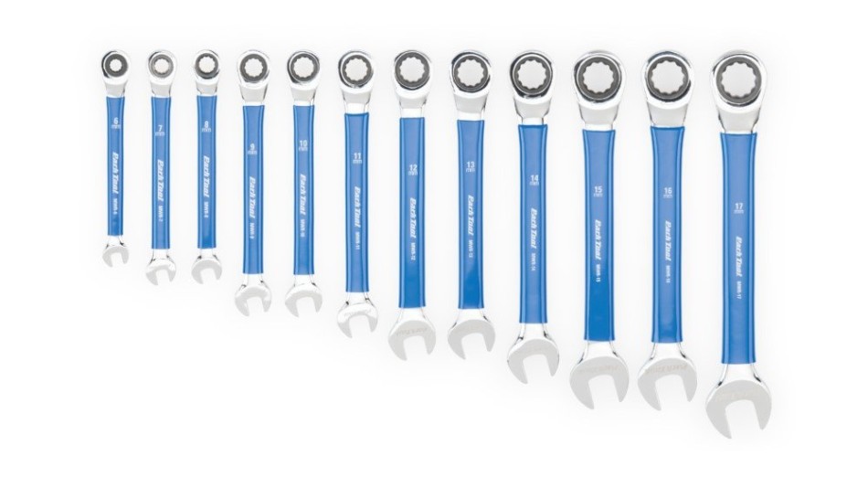 Park Tool USA MWR-SET Ratcheting Metric Wrench Set 6mm - 17mm