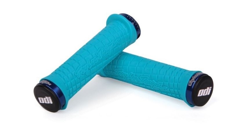 ODI Troy Lee Designs Grips 130mm Blue