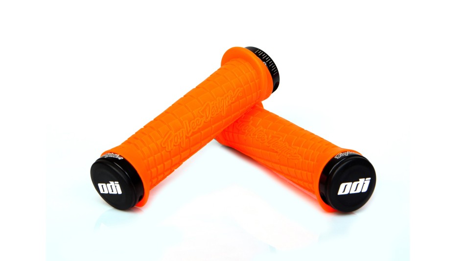 ODI Troy Lee Designs Grips 130mm Orange