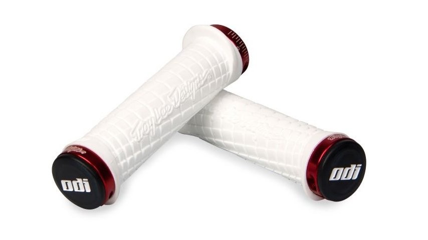 ODI Troy Lee Designs Grips 130mm White