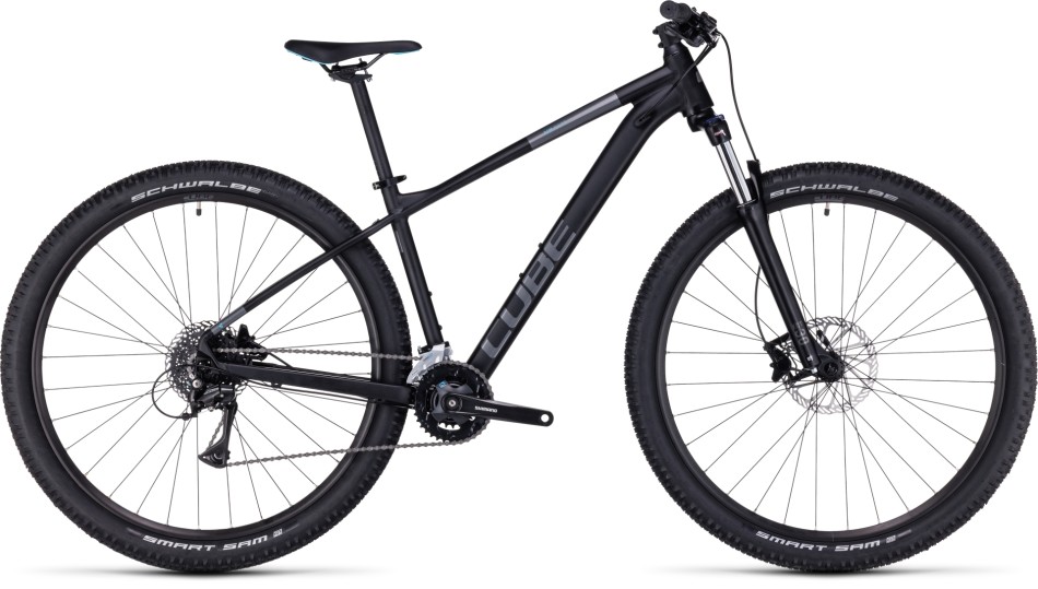 Cube Aim Race 2024 Black/Azure Mountain Bike