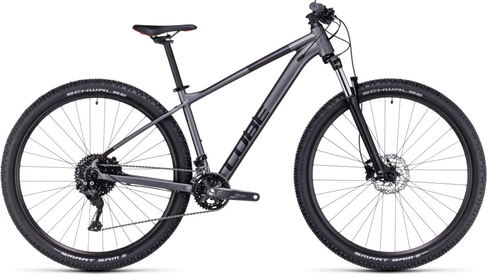 Cube Aim EX 2023 Grey/Red Mountain Bike