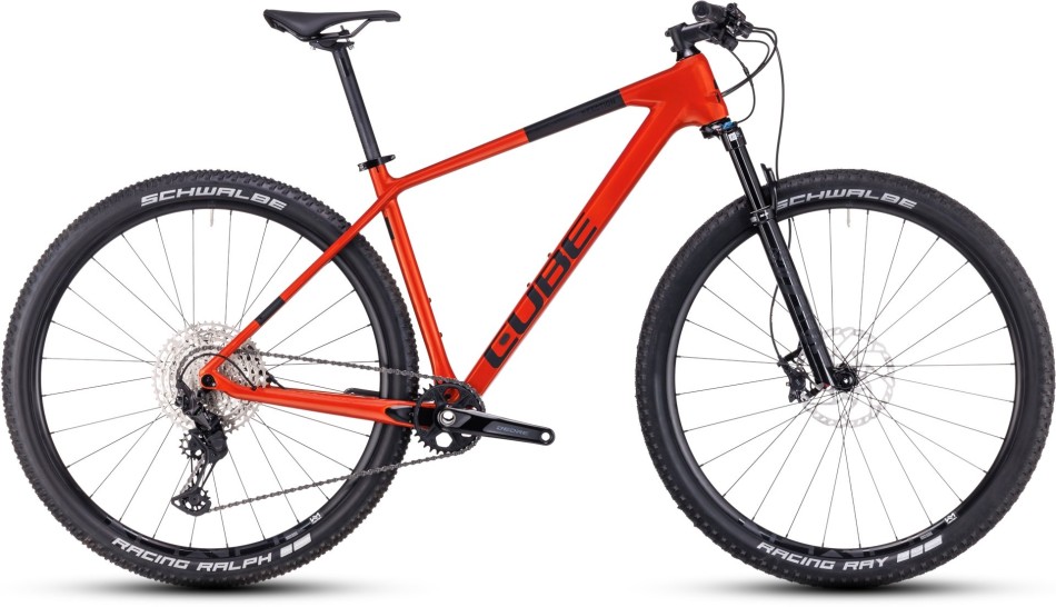 Cube Reaction C:62 Race 2023 Fire/Black Cross Country Bike