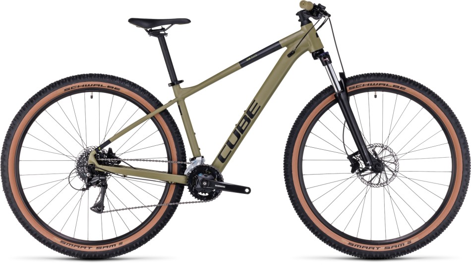 Cube Aim Race 2024 Olive/Black Mountain Bike