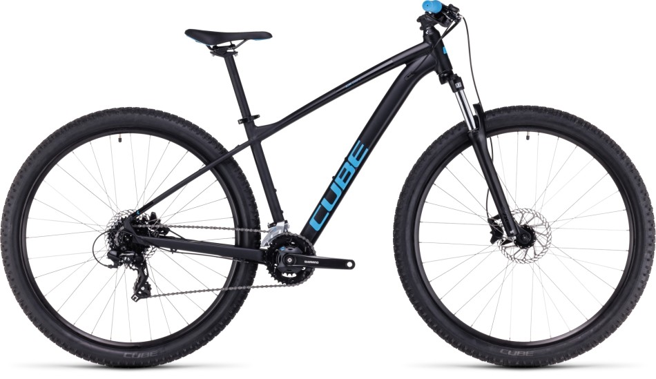 Cube Aim 2024 Black/Blue Mountain Bike