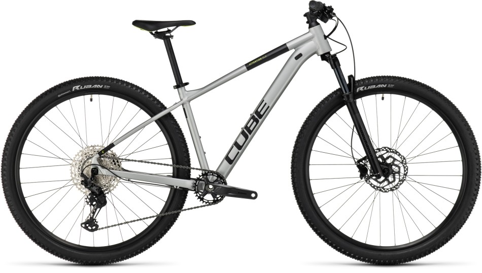 Cube Attention SLX 2024 Silver/Lime Mountain Bike