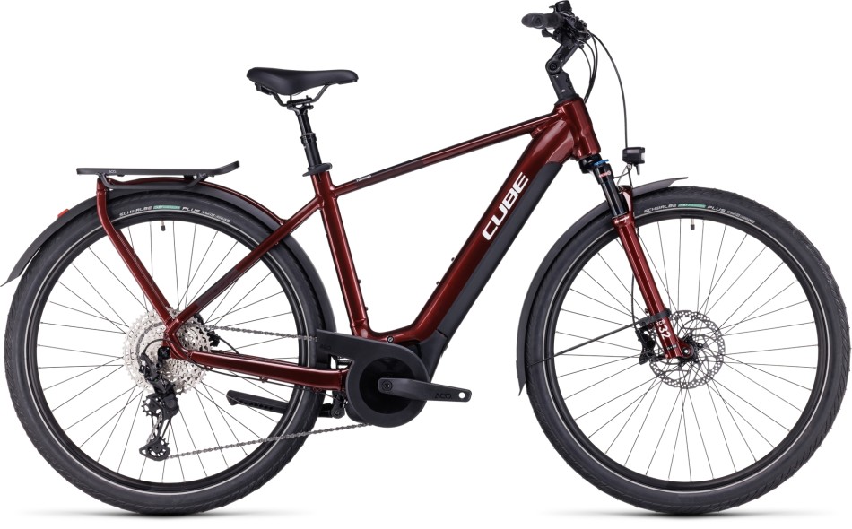 Cube Touring Hybrid Exc 625 2023 Red/White eBike