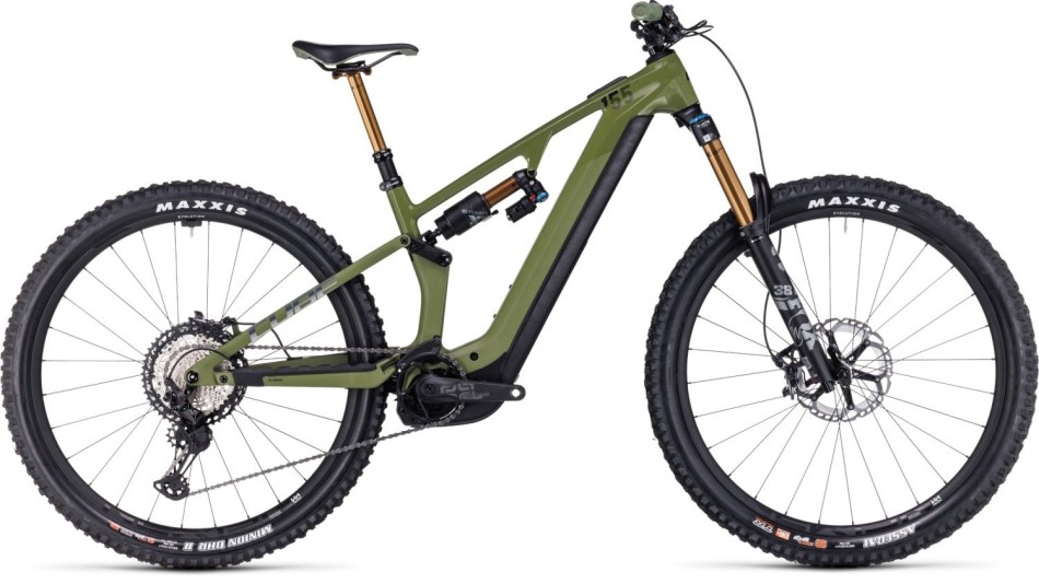 Cube Stereo Hybrid One55 C:68X TM 2024 Olive/Chrome eMTB