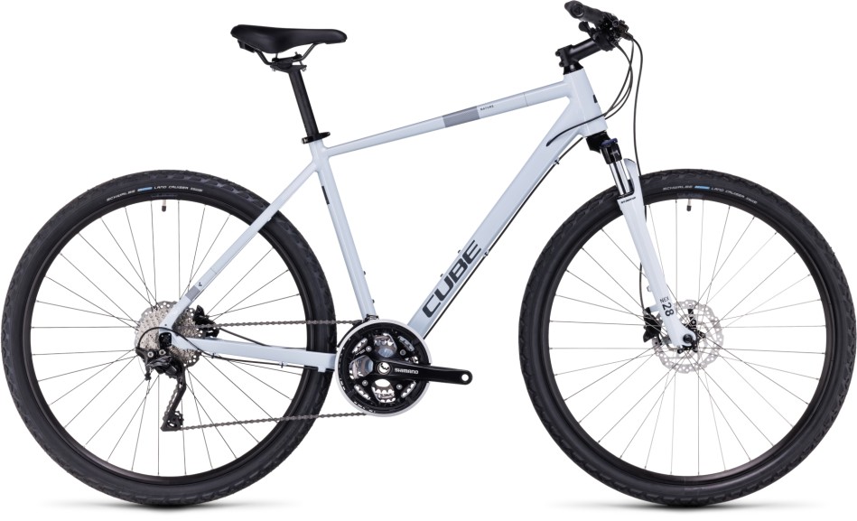 Cube Nature Pro 2023 Frost/Grey Hybrid Bike