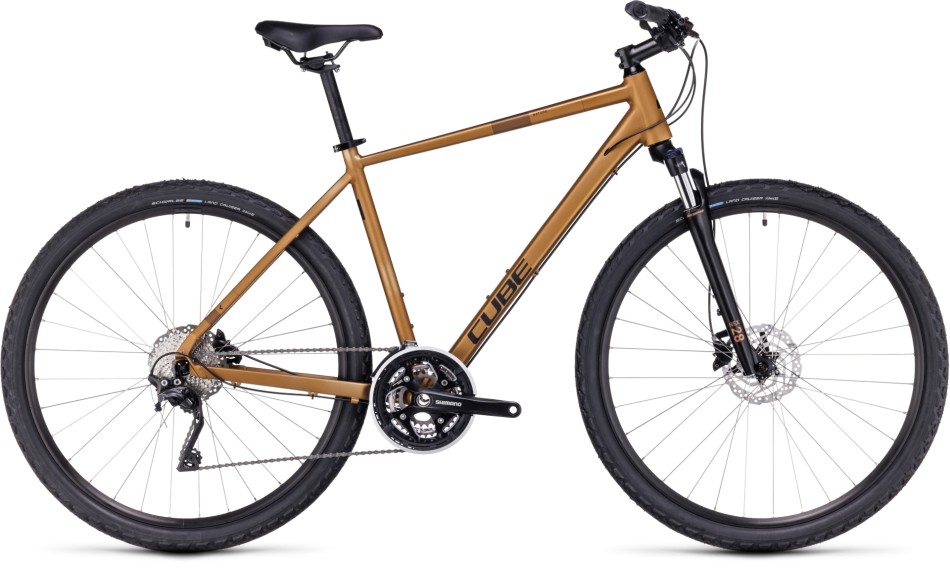 Cube Nature Pro 2024 Gold/Black Hybrid Bike