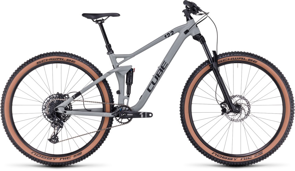 Cube Stereo One22 Pro 2024 Grey/Black Trail Bike