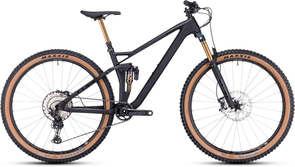 Cube Stereo One22 EX 2024 Carbon/Black Trail Bike