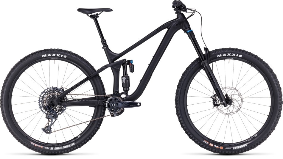 Cube Stereo One77 Pro 2023 Black Ano Enduro Bike
