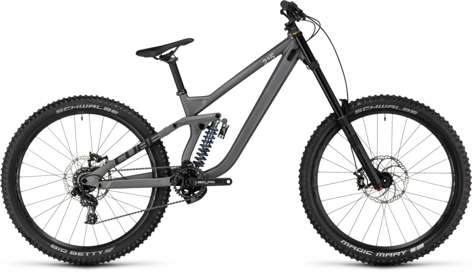 Cube Two15 Pro 27.5 2023 Grey/Black Downhill Bike