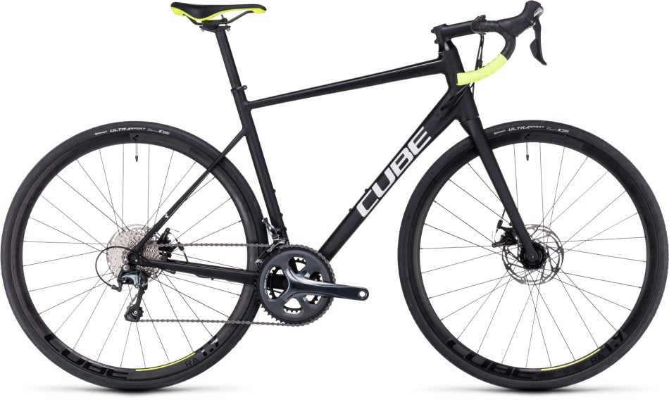 Cube Attain Race 2023 Black/White Road Bike