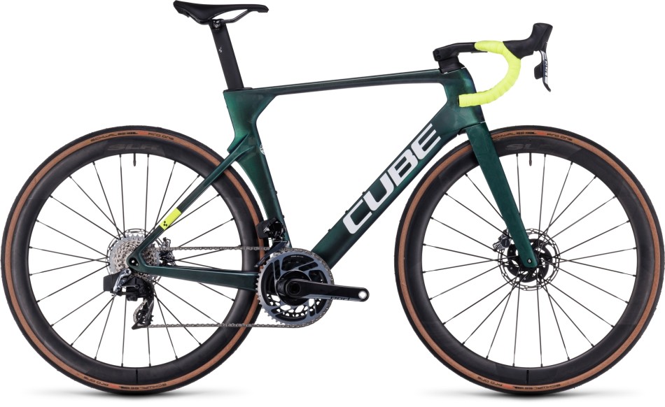 Cube Litening Aero C:68X SLX 2024 Goblin/Yellow Road Bike
