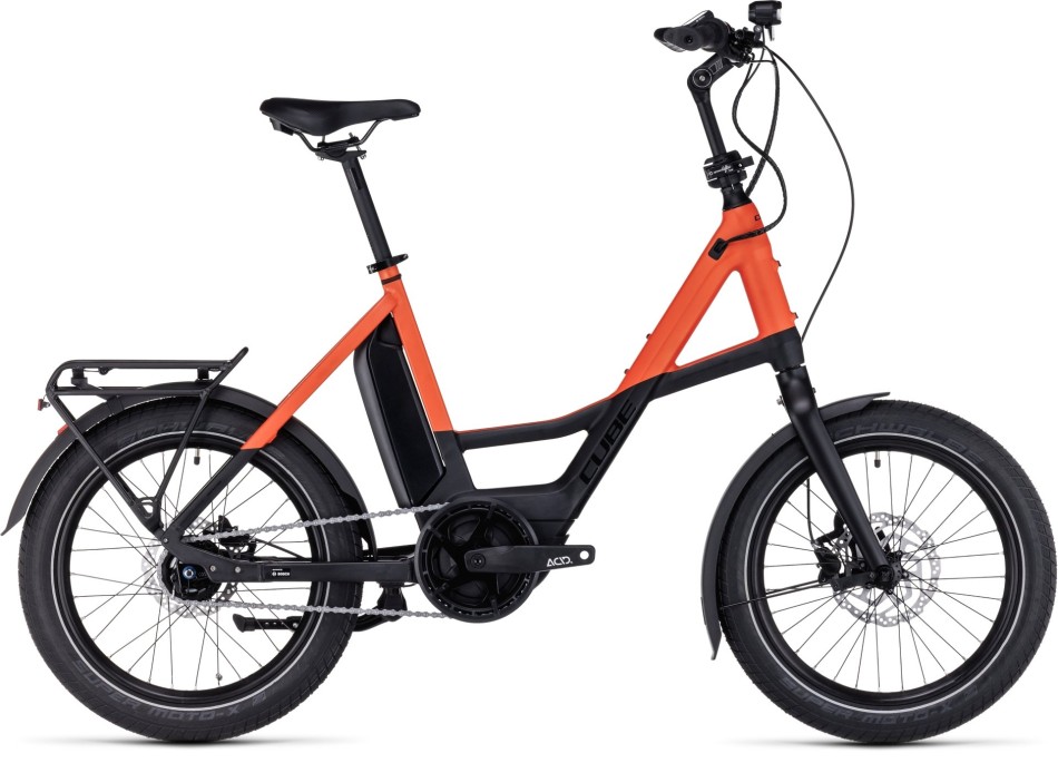 Cube Compact Hybrid 500 2024 Black/Orange eBike