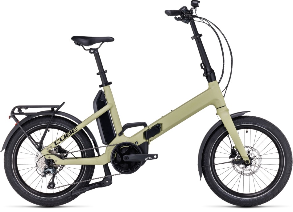 Cube Fold Sport Hybrid 500 2023 Green/Black Folding eBike