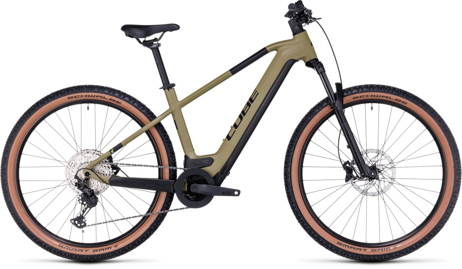 Cube Reaction Hybrid Race 750 2024 Olive/Green eBike