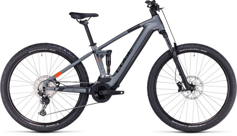 Cube Stereo Hybrid 120 Pro 750 2023 Grey/Orange eMTB