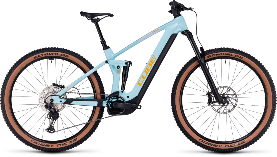 Cube Stereo Hybrid 140 HPC Race 750 2024 Dazzle/Orange eMTB