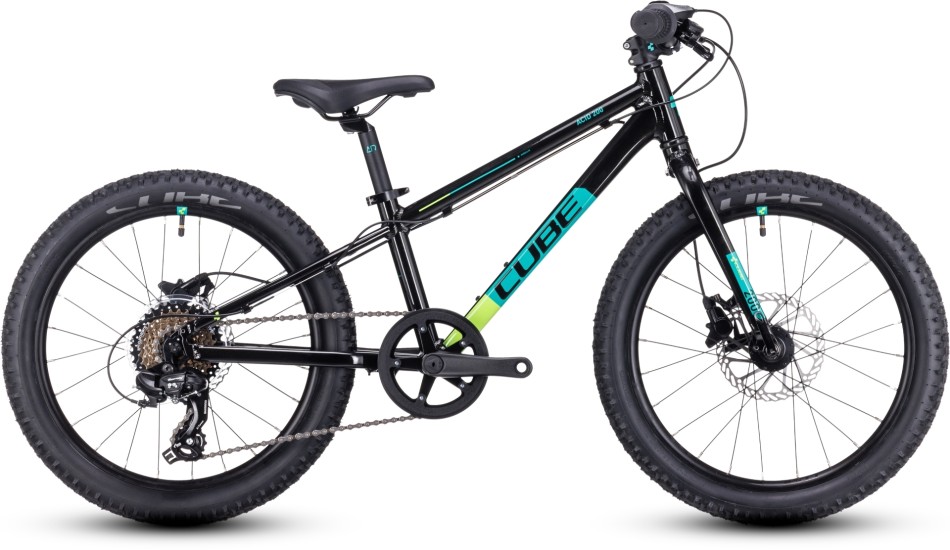 Cube Acid 200 Disc 2024 Black/Green 20" Kids Bike