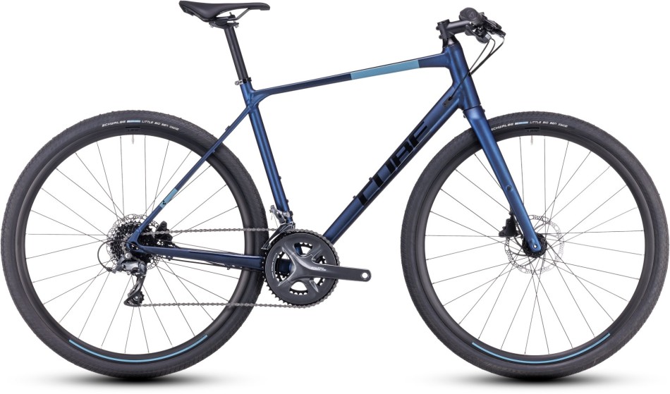 Cube Nulane 2024 Blue/Black Hybrid Bike