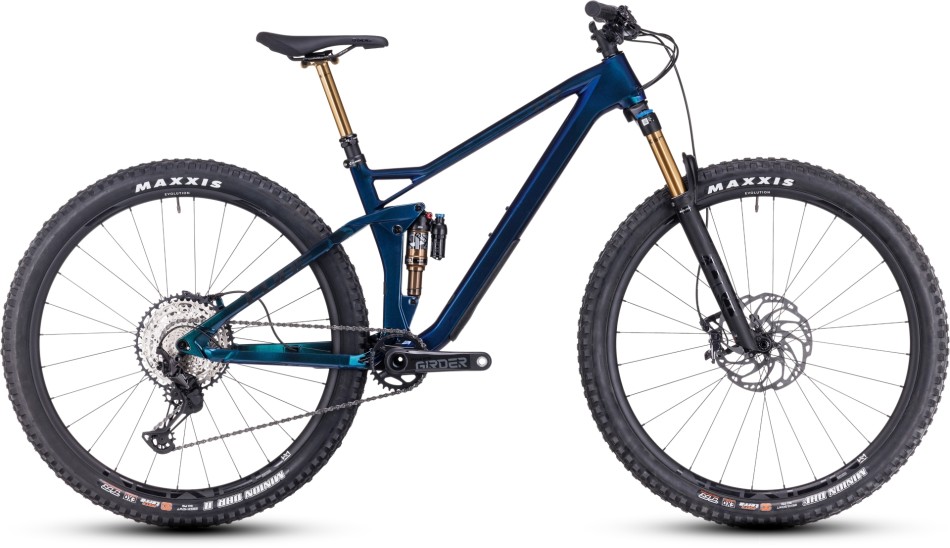 Cube Stereo One22 EX 2023 Nebula/Blue Trail Bike