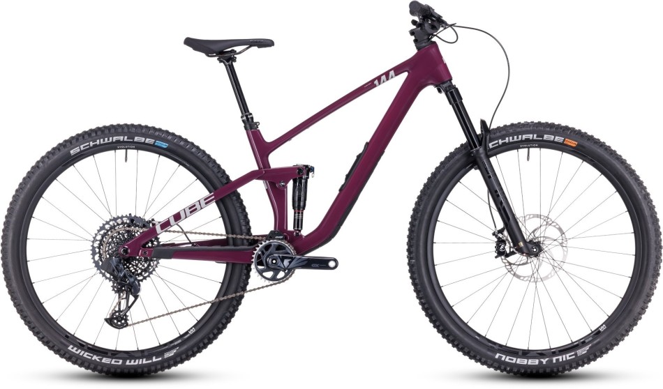 Cube Stereo One44 C:68X SLX 2023 Wine/Grey eMTB