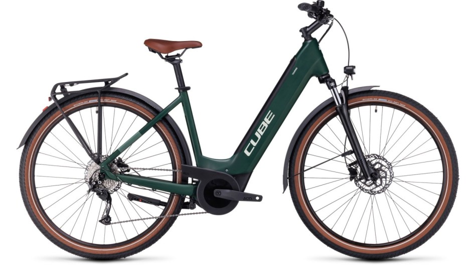 Cube Touring Hybrid One 500 2024 Easy Entry Green/Green eBike
