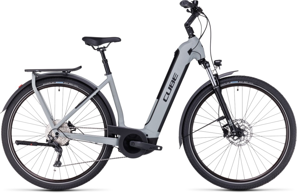 Cube Kathmandu Hybrid One 625 2023 Easy Entry Grey/Black eBike