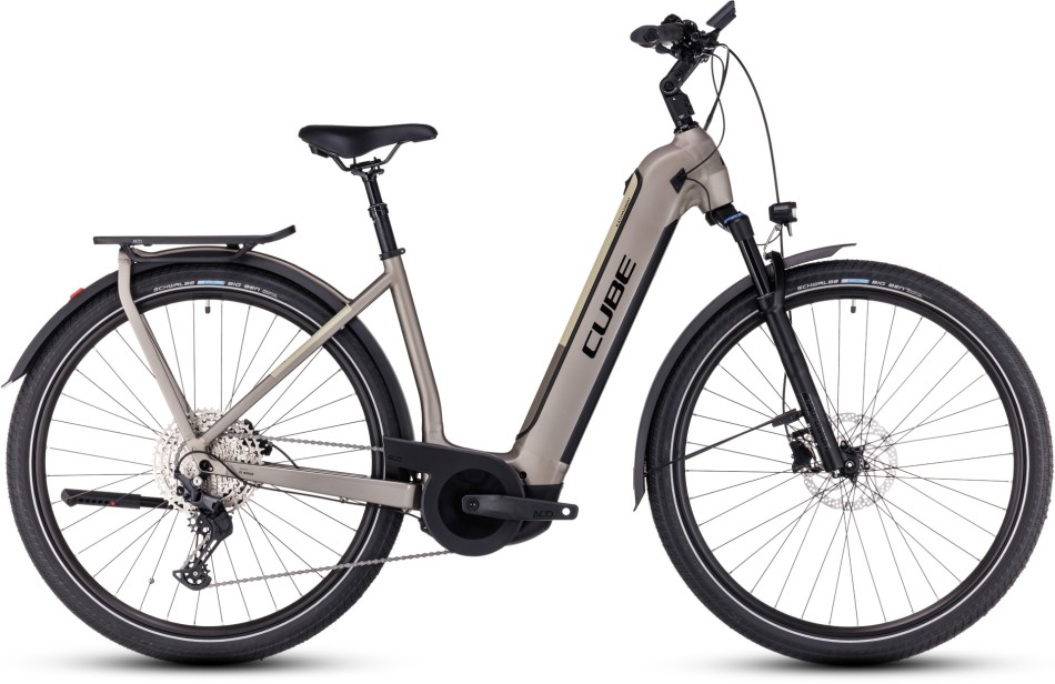 Cube Kathmandu Hybrid Pro 750 2024 Easy Entry Stone/Black eBike
