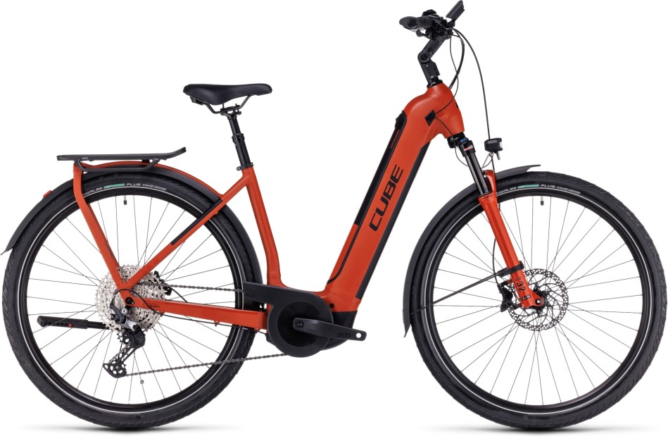 Cube Kathmandu Hybrid Exc 2024 Easy Entry Red/Black eBike