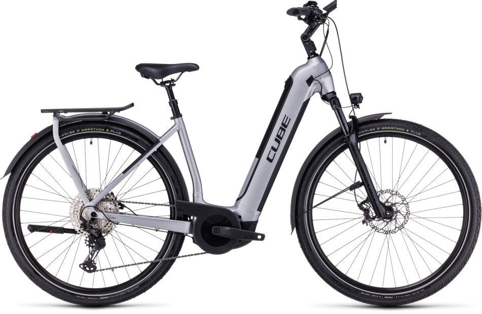 Cube Kathmandu Hybrid SLX 2024 Easy Entry Polar/Black eBike