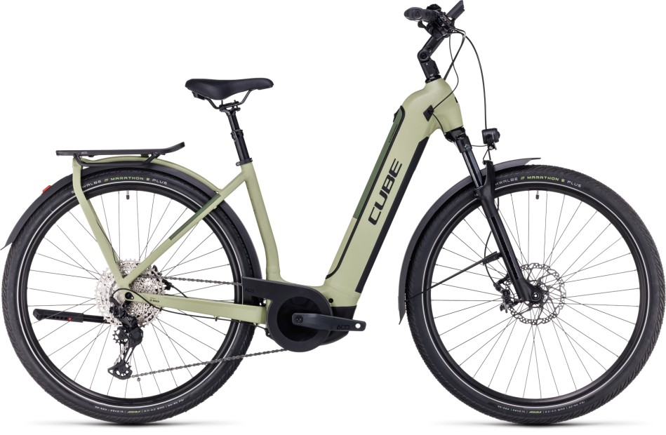 Cube Kathmandu Hybrid SLX 2024 Easy Entry Green/Olive eBike