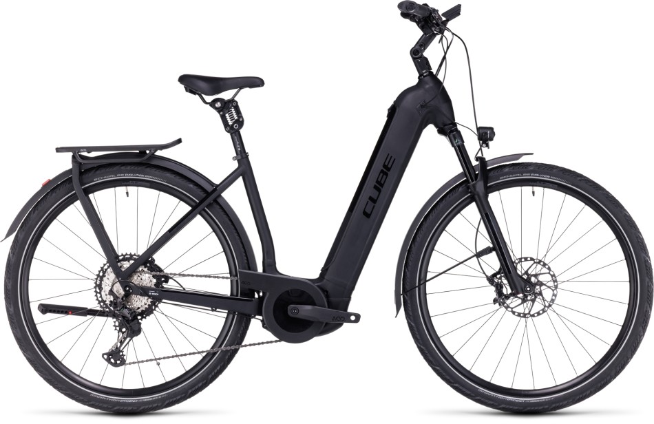 Cube Kathmandu Hybrid SLT 2024 Easy Entry Black/Metal eBike