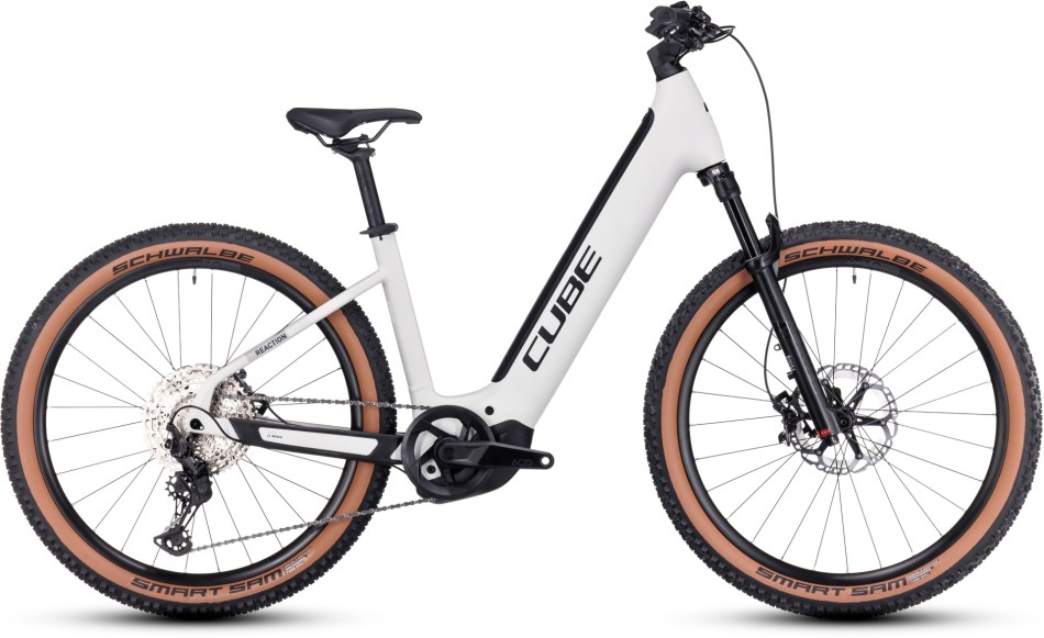 Cube Reaction Hybrid SLT 2023 Easy Entry Silver/Cream eBike