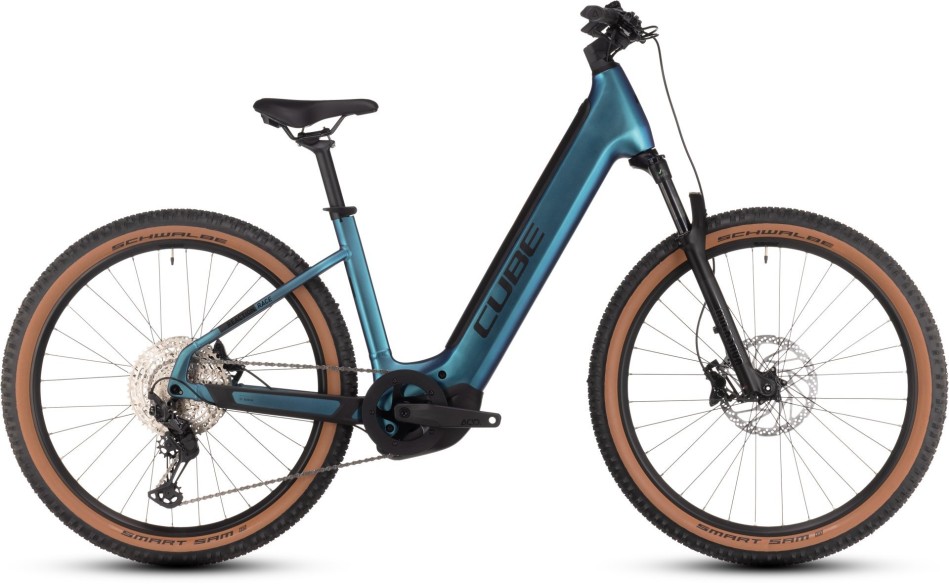 Cube Reaction Hybrid Race 625 2024 Easy Entry Switchblue/Black eBike