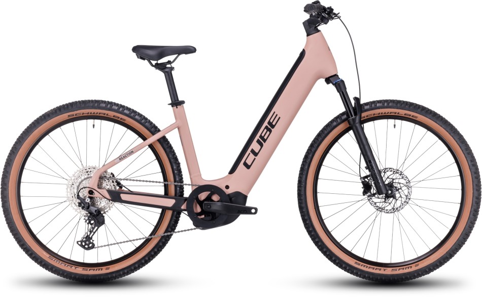 Cube Reaction Hybrid Pro 500 2023 Easy Entry Rose/Silver eBike