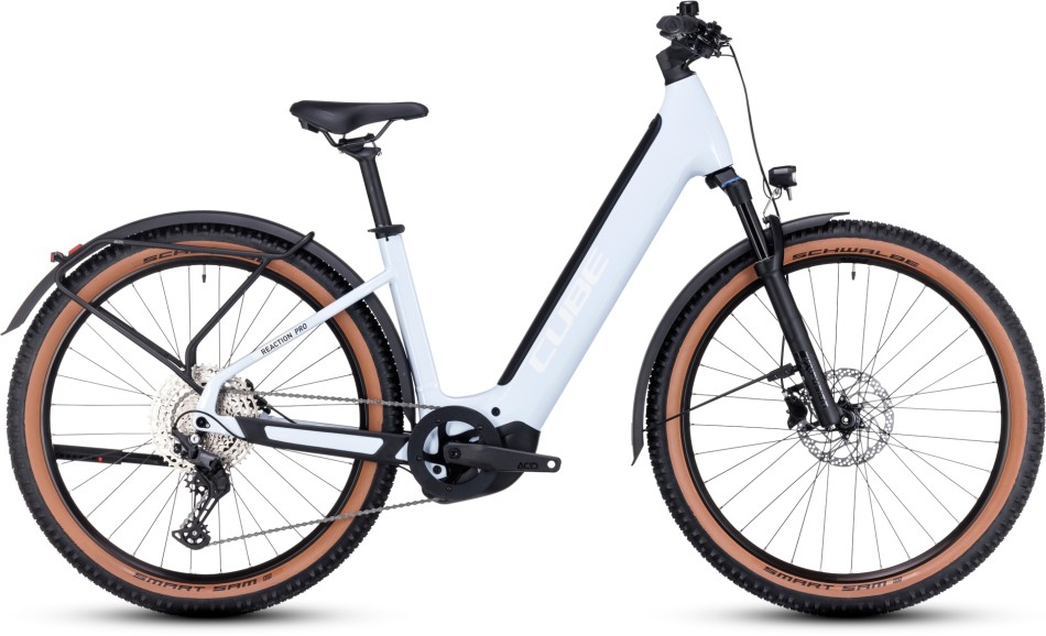 Cube Reaction Hybrid Pro 625 Allroad 2023 Easy Entry Sky/Black eBike