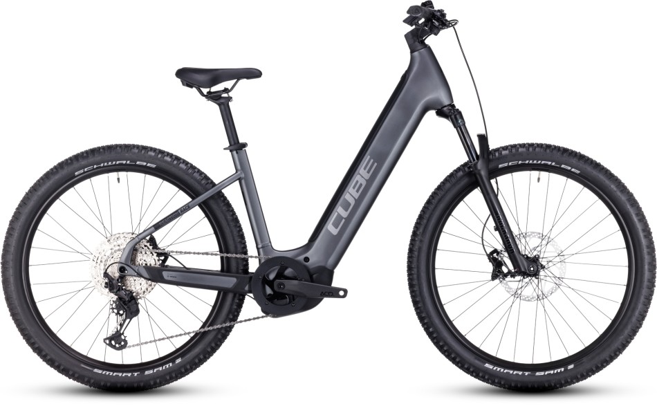 Cube Reaction Hybrid Race 625 2024 Easy Entry Grey/Metal eBike