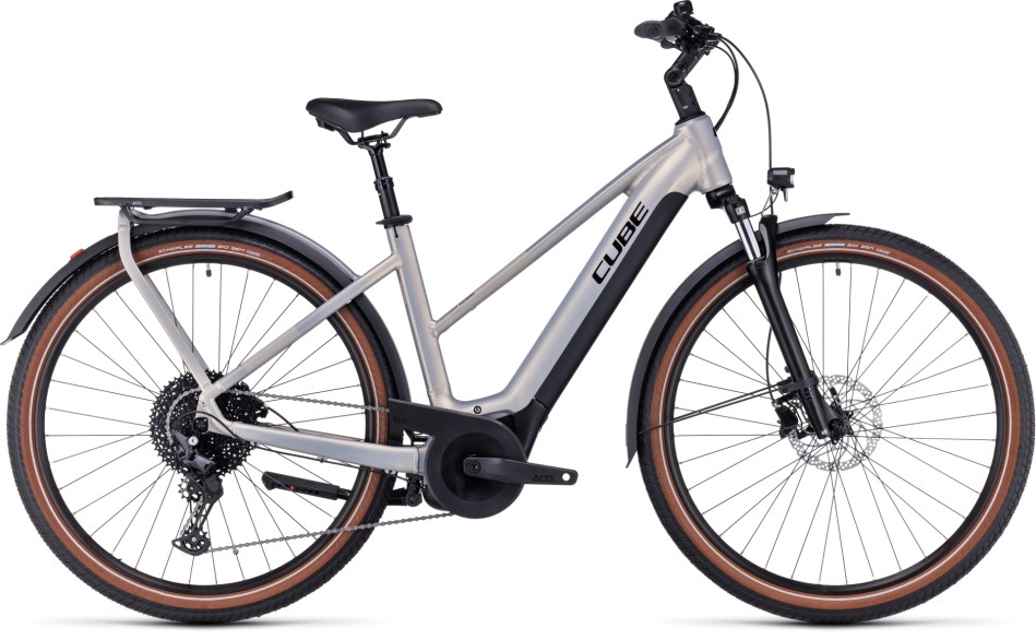 Cube Touring Hybrid Pro 625 2023 Trapeze Silver/Black eBike